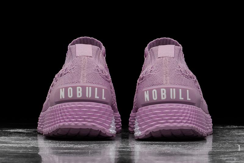 Nobull Orchid Knit Runner Men's Running Shoes Pink | USA U1057Z